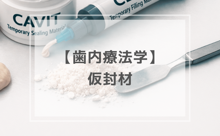 歯内療法学：仮封材（計5問）【歯科医師国家試験】（2026年1月1日更新